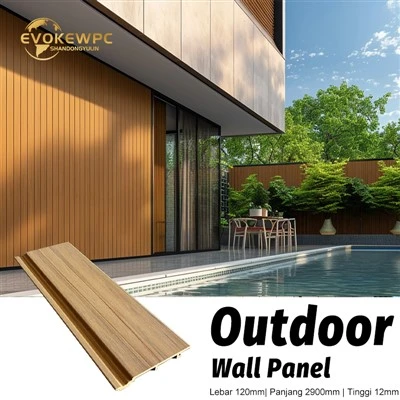 ASA Co-Extruded WPC Exterior Wall Cladding Panel
