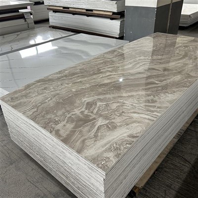 Water-Resistant High Glossy PVC Marble Panel