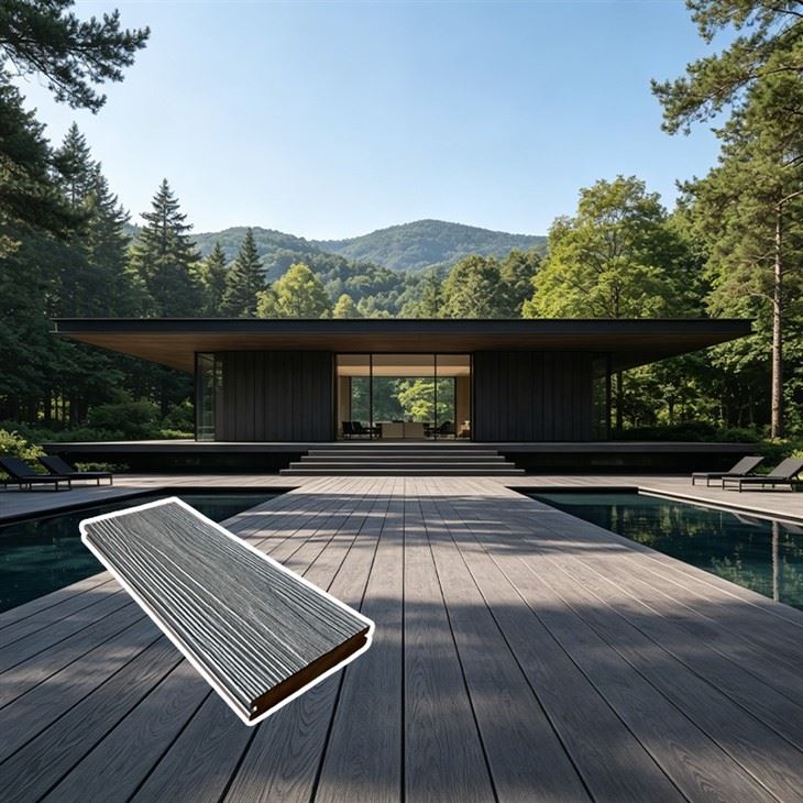 The 3rd ASA Co-extruded Outdoor Decking high quality