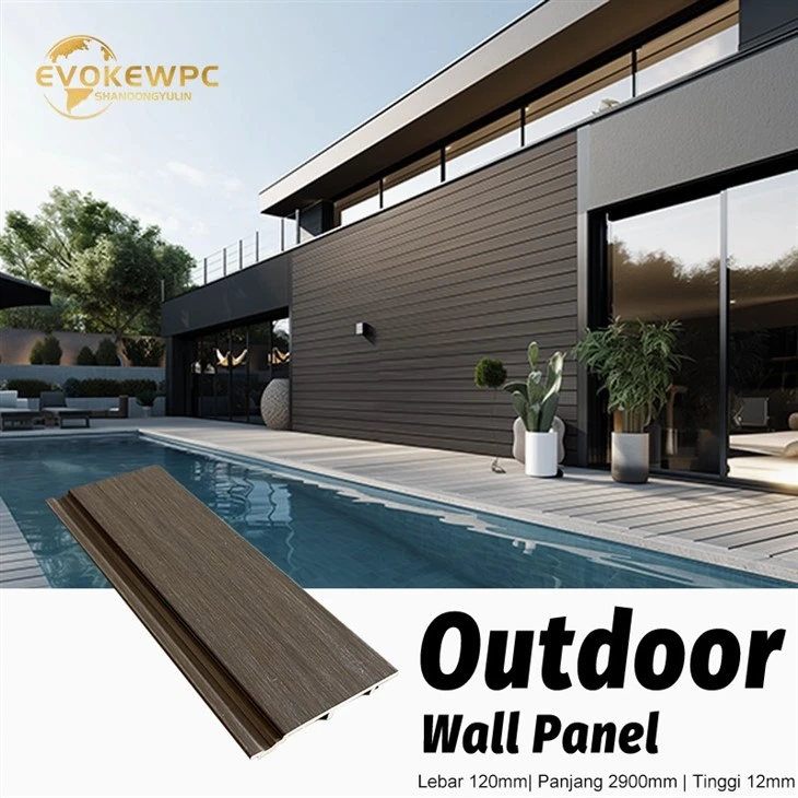 The 3rd Generation 120*12mm ASA Outdoor Wall Panel best