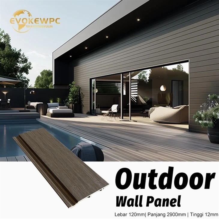 The 3rd Generation 120*12mm ASA Outdoor Wall Panel factory